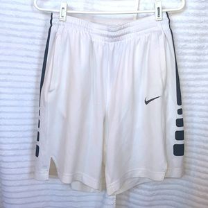 Nike elite white shorts